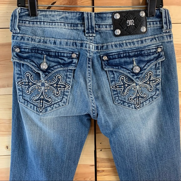 Miss Me JP5335B Boot cut light blue jeans size 30 - Picture 8 of 15